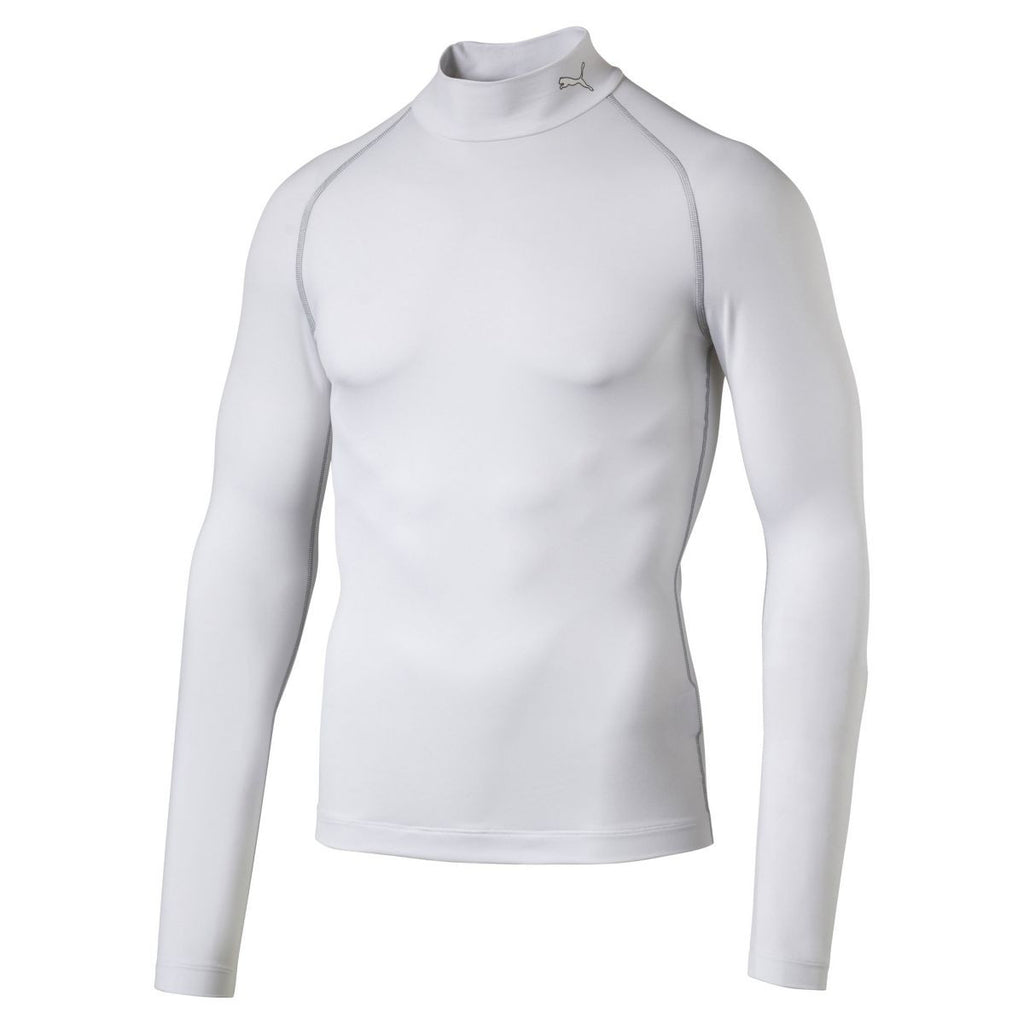 Puma Golf Men's Bright White Mockneck Baselayer