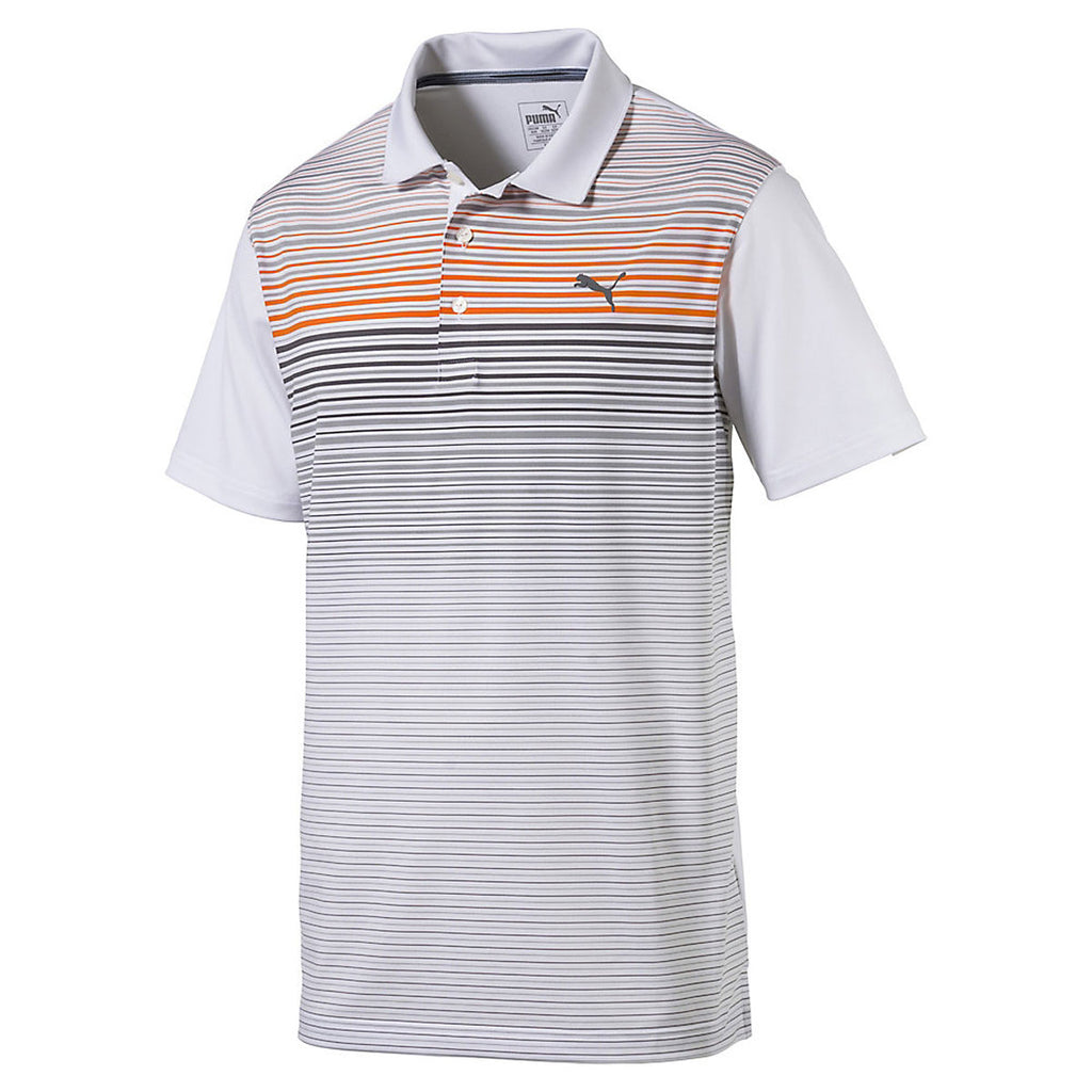 puma golf shirt orange