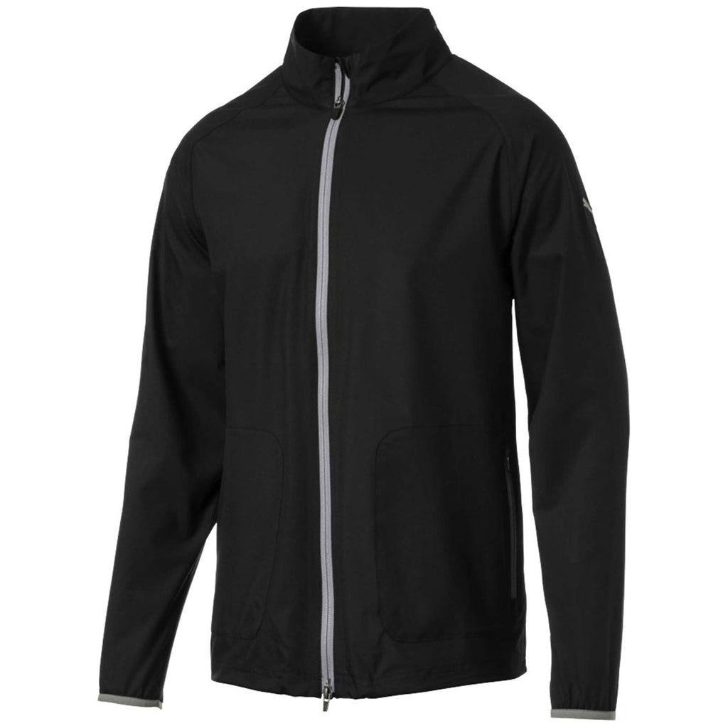 mens black golf jacket