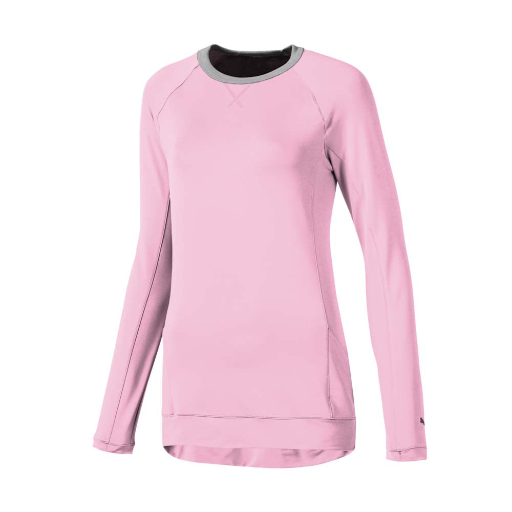 pink puma golf shirt