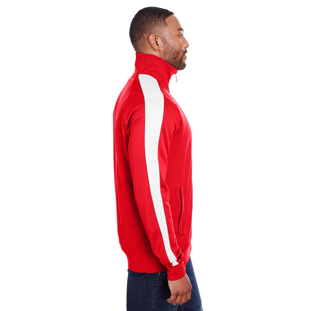 puma t7 track jacket red