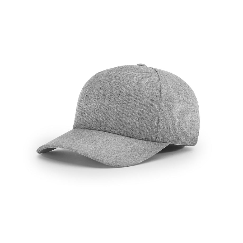 Download Richardson Heather Grey On-Field Solid Wool Blend R-Flex Cap