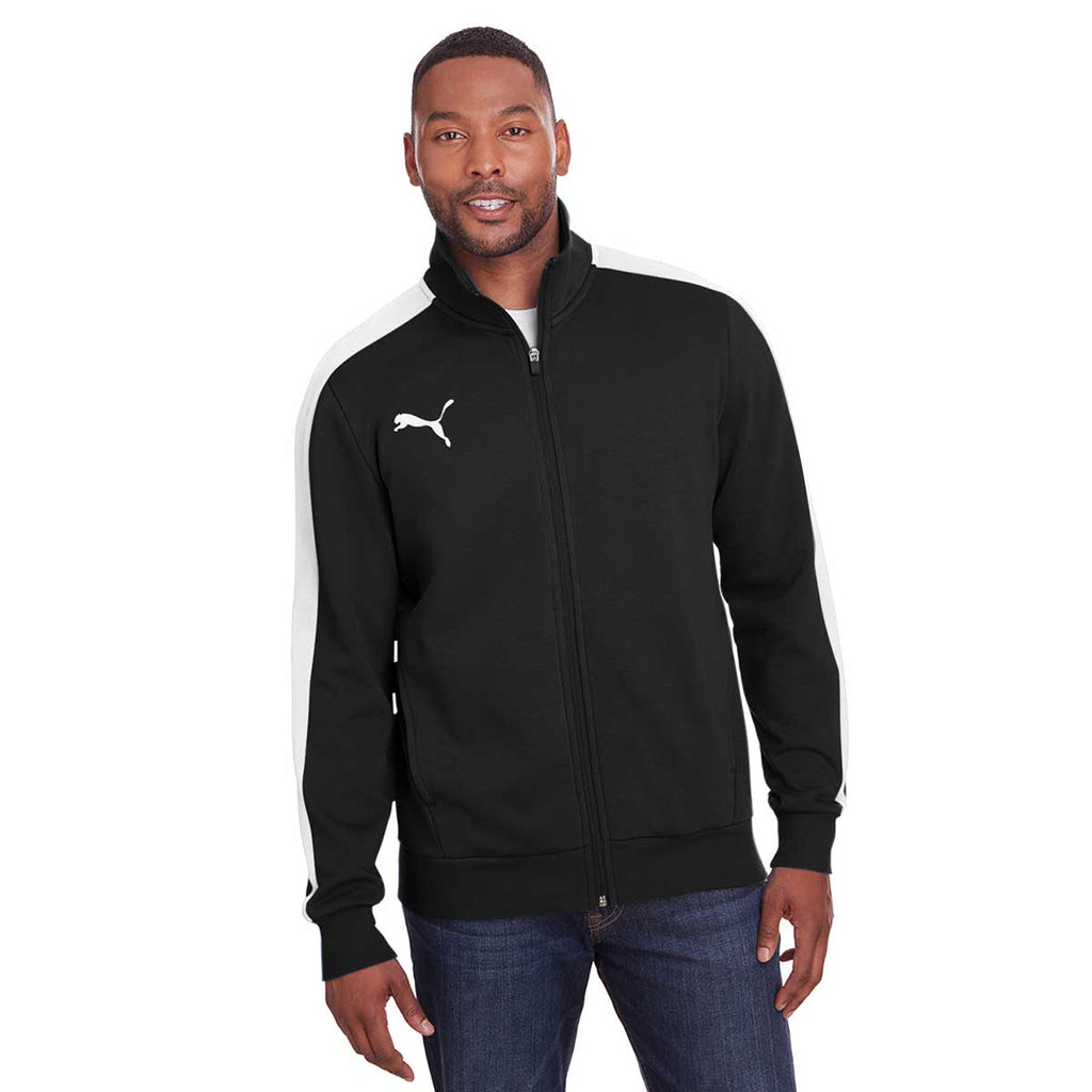 puma men's fleece track jacket