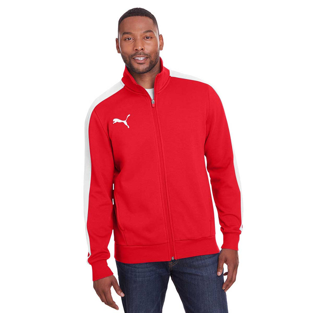 red and white puma jacket