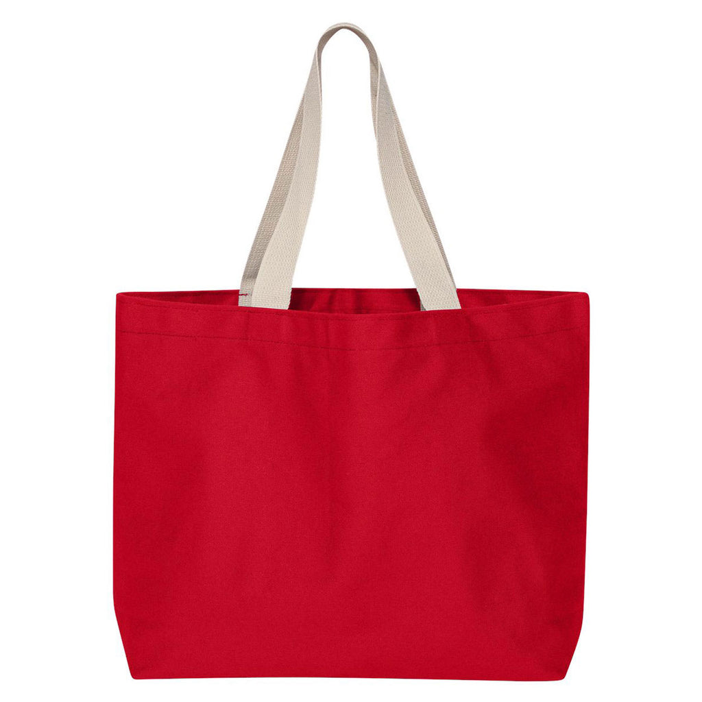 Bayside Red USA-Made Jumbo Tote