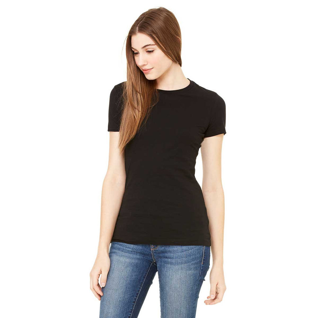 Download Bella Canvas Women S Black Jersey Short Sleeve T Shirt