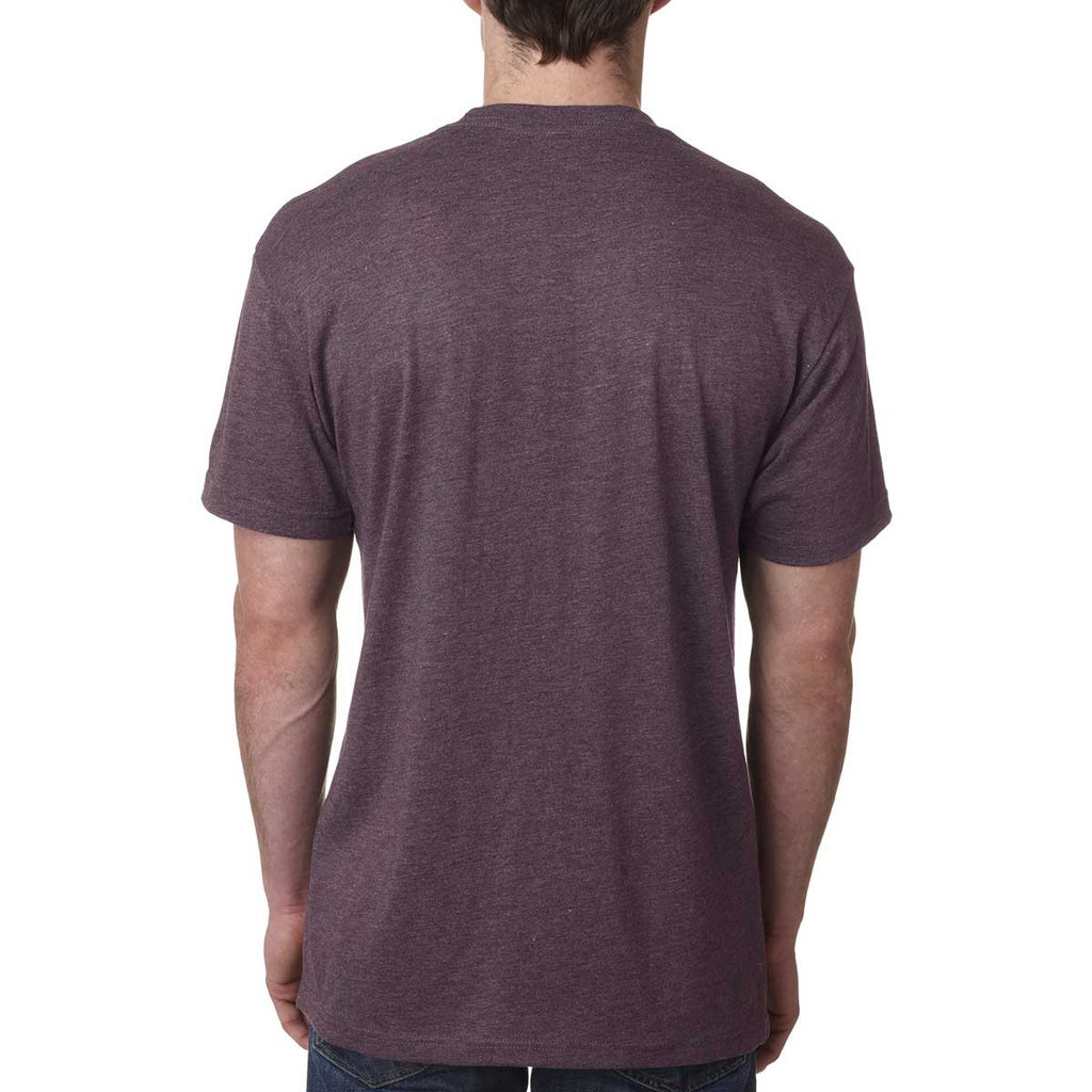 Next Level Men's Vintage Purple Triblend Crew Tee