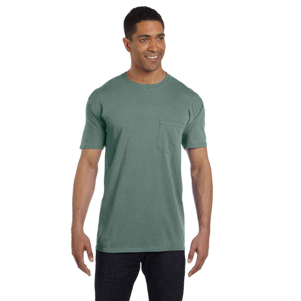 Comfort Colors Men's Green oz. Pocket T-Shirt