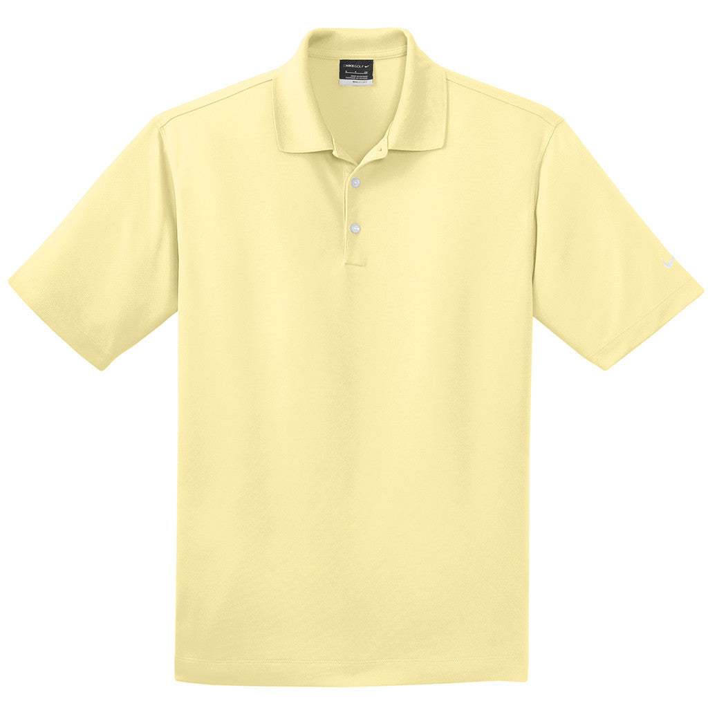 yellow dri fit polo