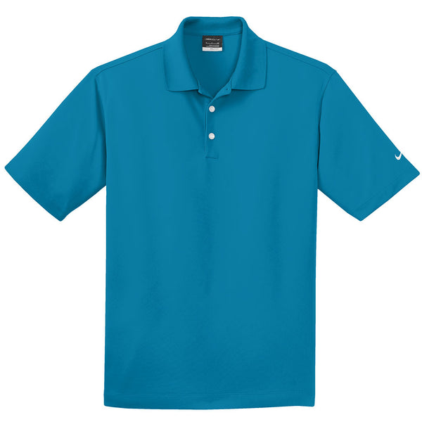 Custom Nike Golf Men's Tall Bright Blue Dri-FIT S/S Micro Pique Polo