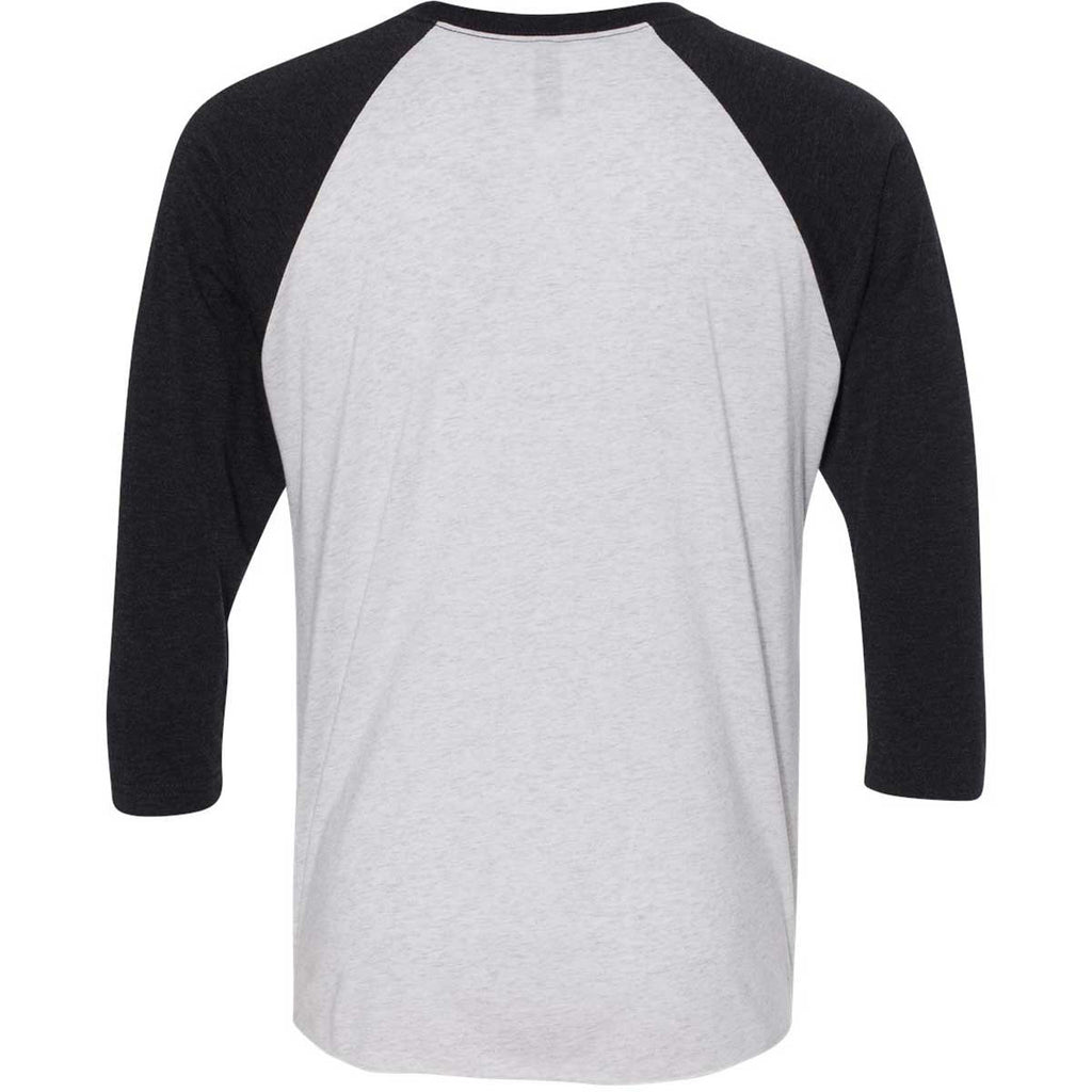 raglan shirt black and white