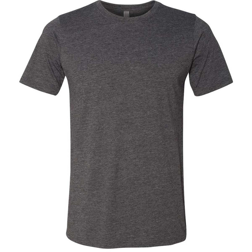 Next Level Men's Charcoal Poly/Cotton Short-Sleeve Crew Tee