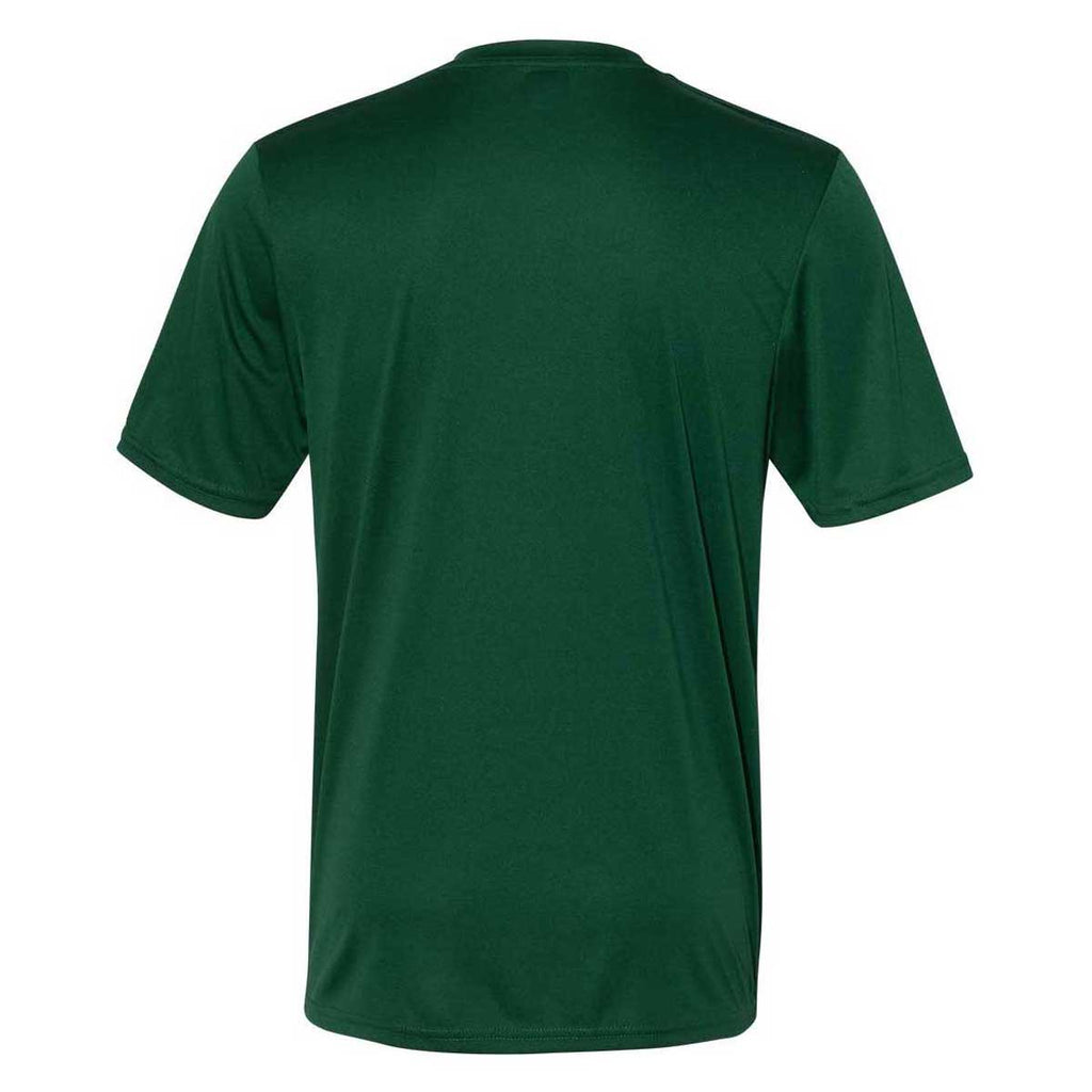 green athletic shirt