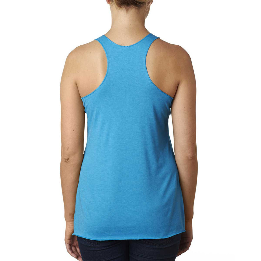 Next Level Women's Vintage Turquoise Triblend Racerback Tank