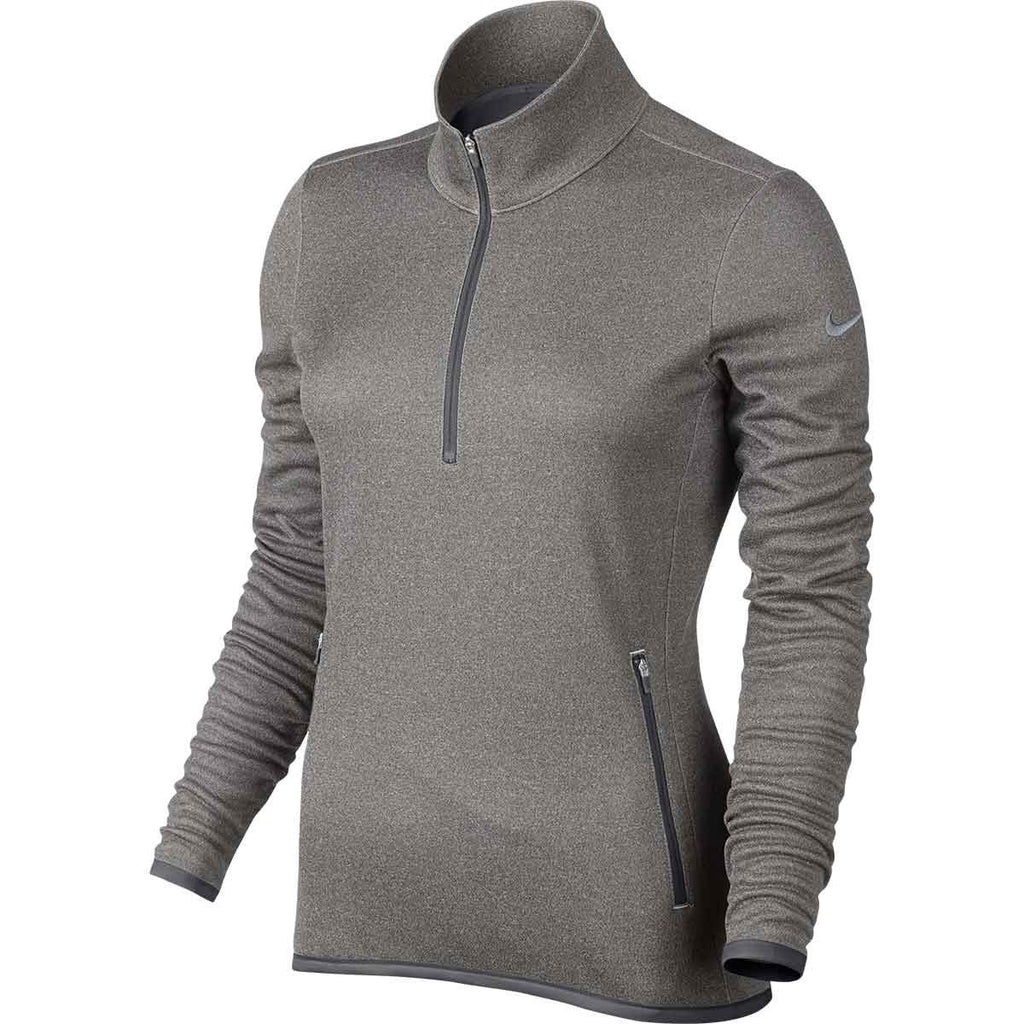 nike half zip women's black