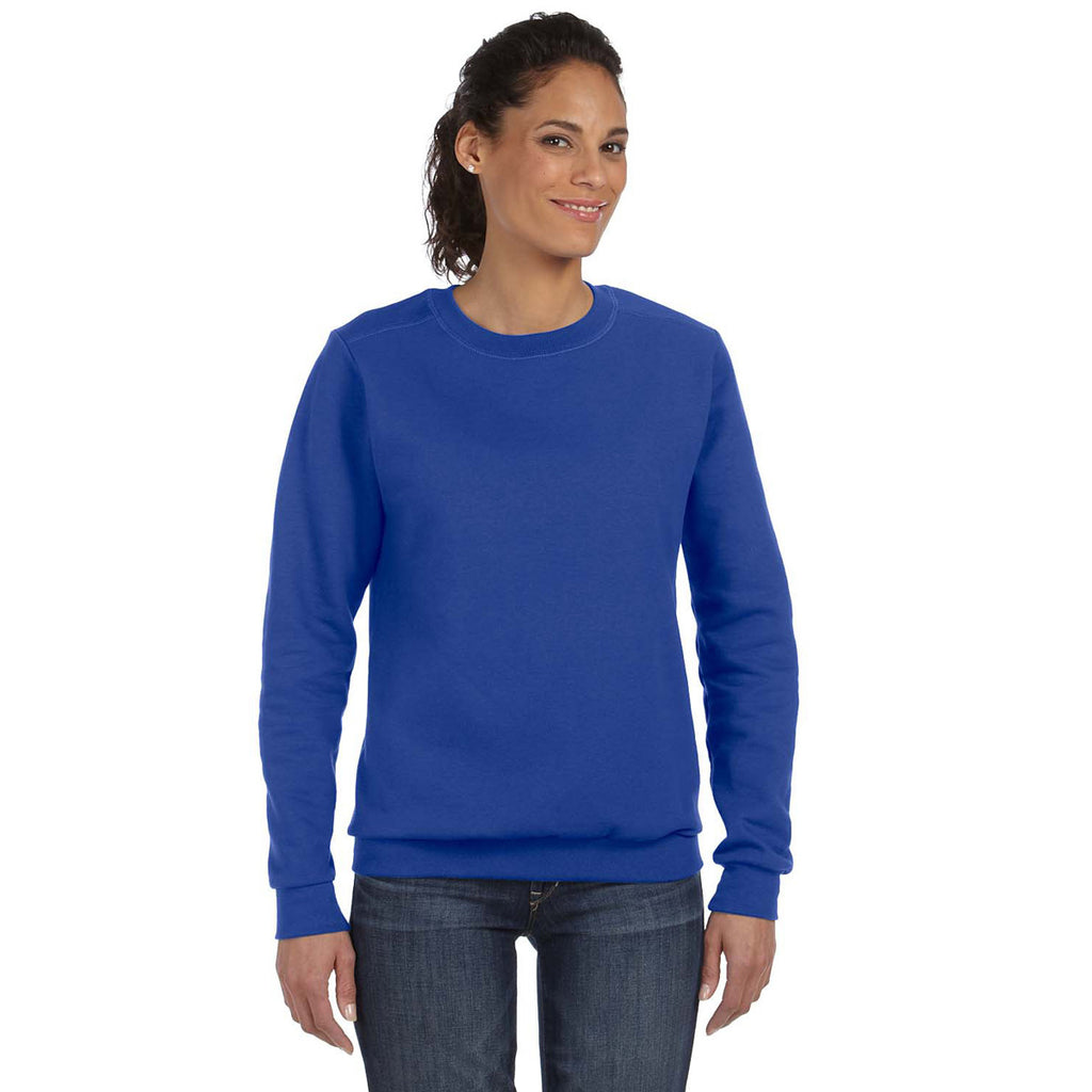 royal blue women's sweatshirt
