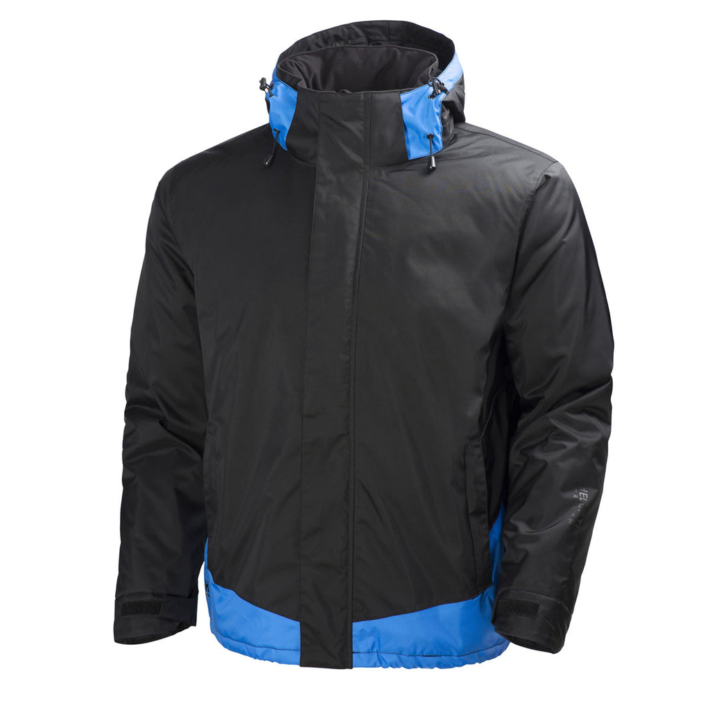 Helly Hansen Men's Black/Racer Blue Leknes Jacket