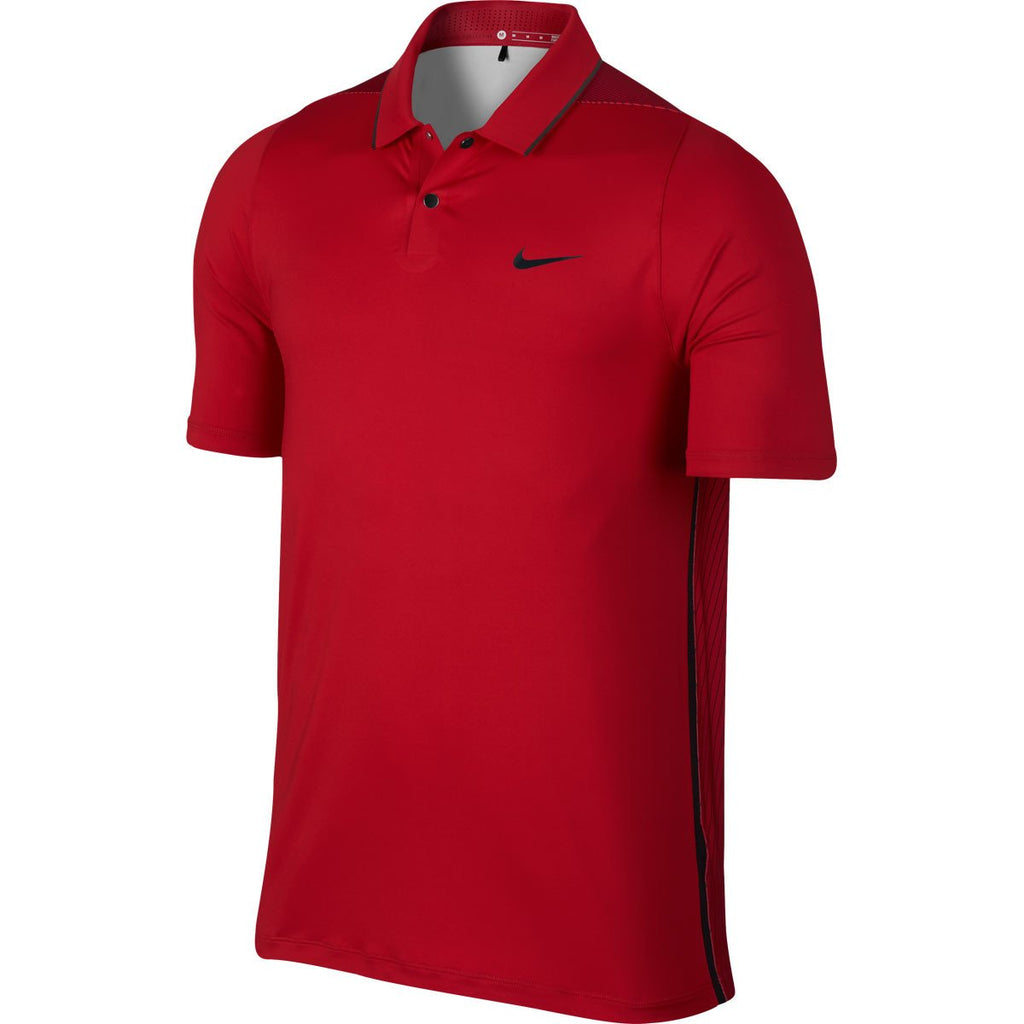 Nike Men's University Red TW Velocity Max Glow Framing Polo