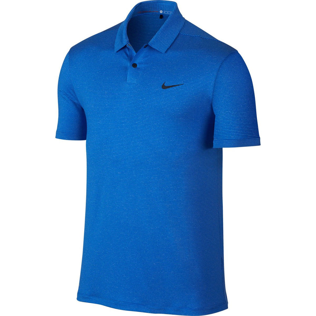 Nike Men's Hyper Cobalt TW Control Stripe Polo