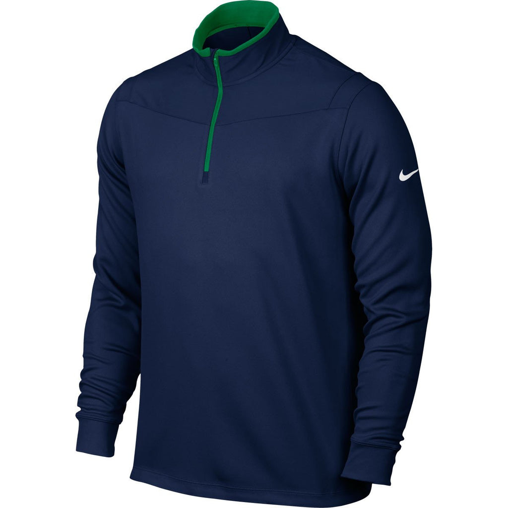 nike navy half zip