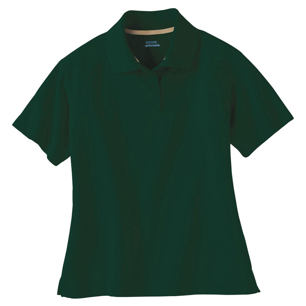 forest green polo shirt womens