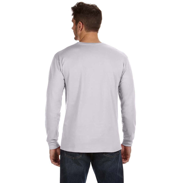 Anvil Men's Ash Midweight Long-Sleeve T-Shirt