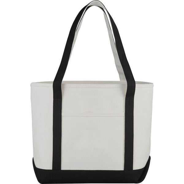 Leed's Black Cotton Canvas Premium Boat Tote 18 oz