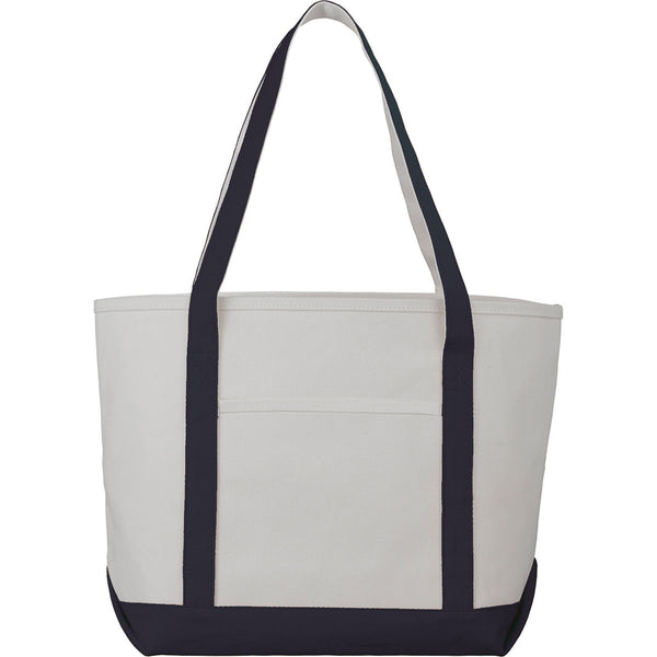 Leed's Navy Cotton Canvas Premium Boat Tote 18 oz