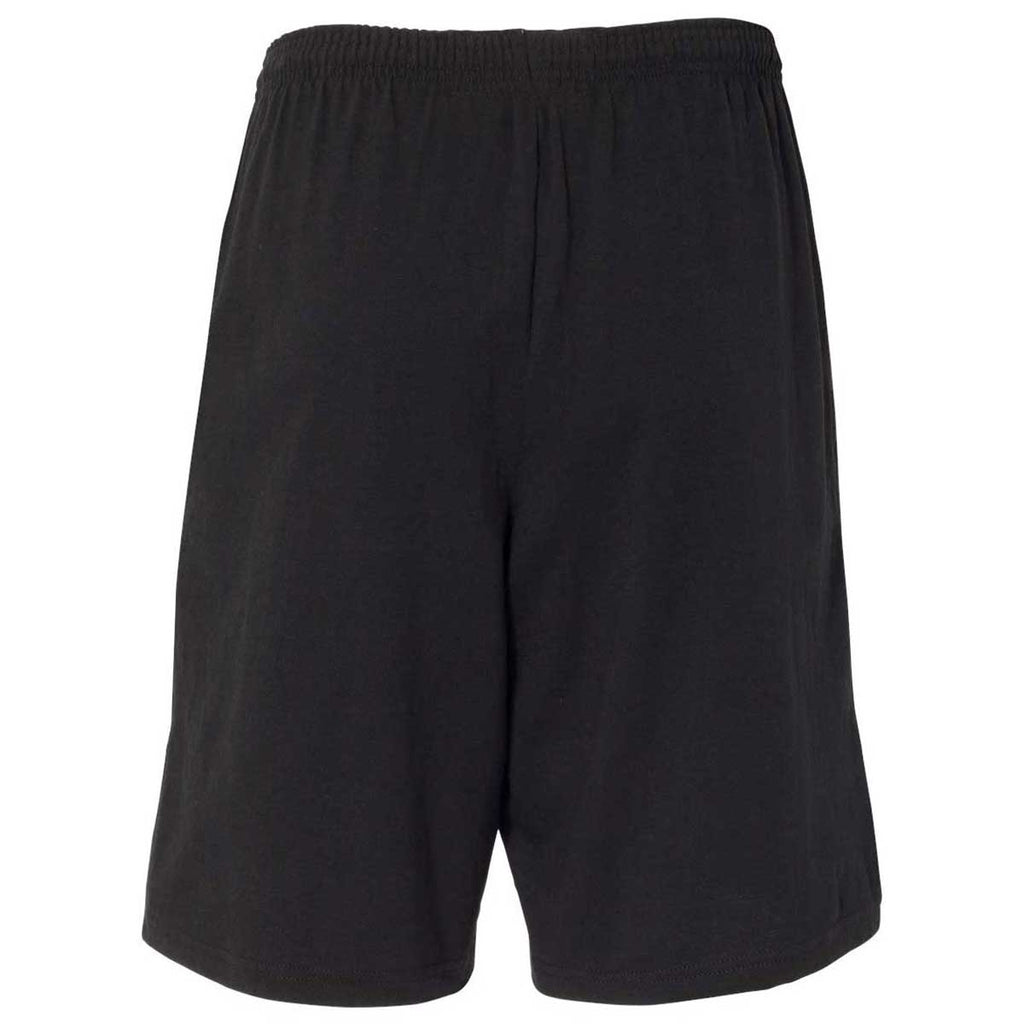 black jersey shorts mens