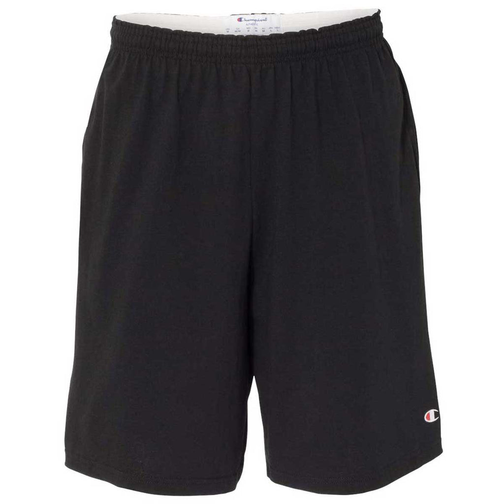 men's cotton jersey shorts with pockets