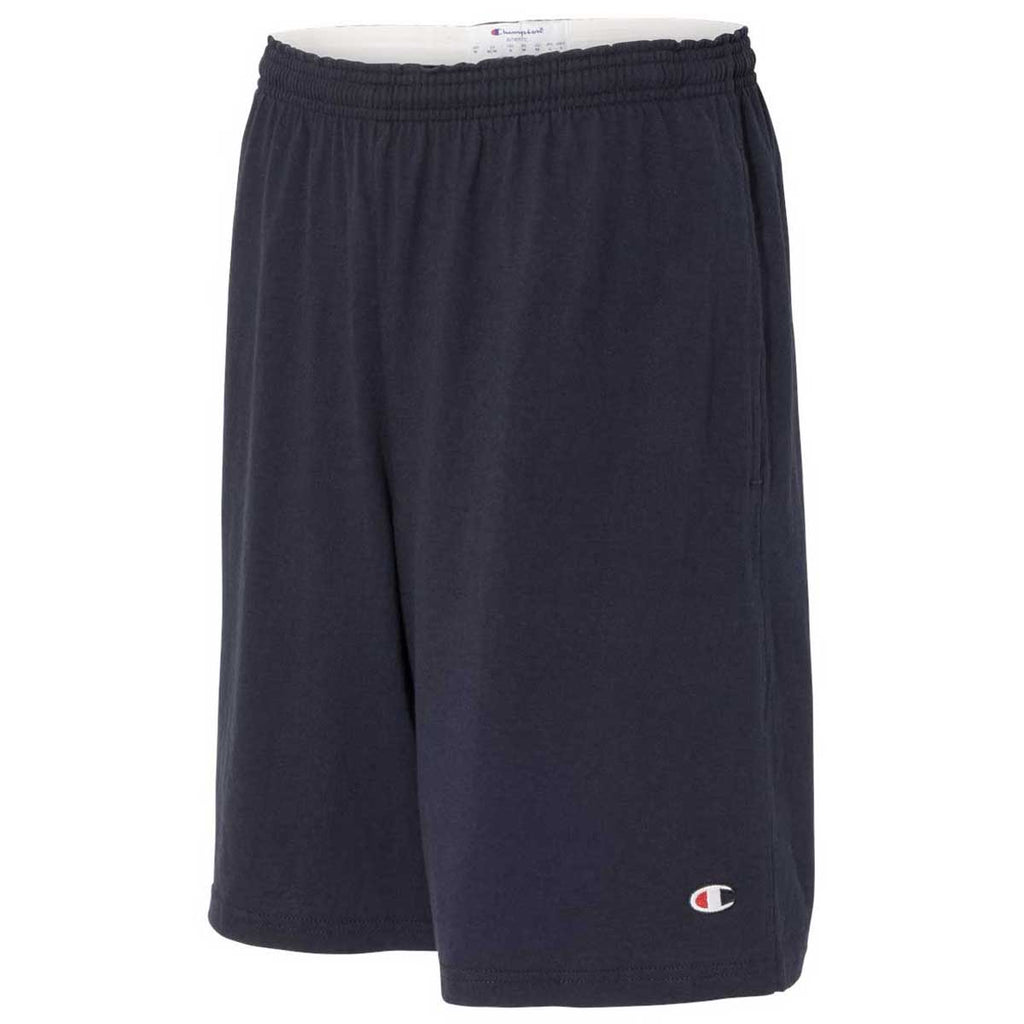 champion men's jersey shorts with pockets