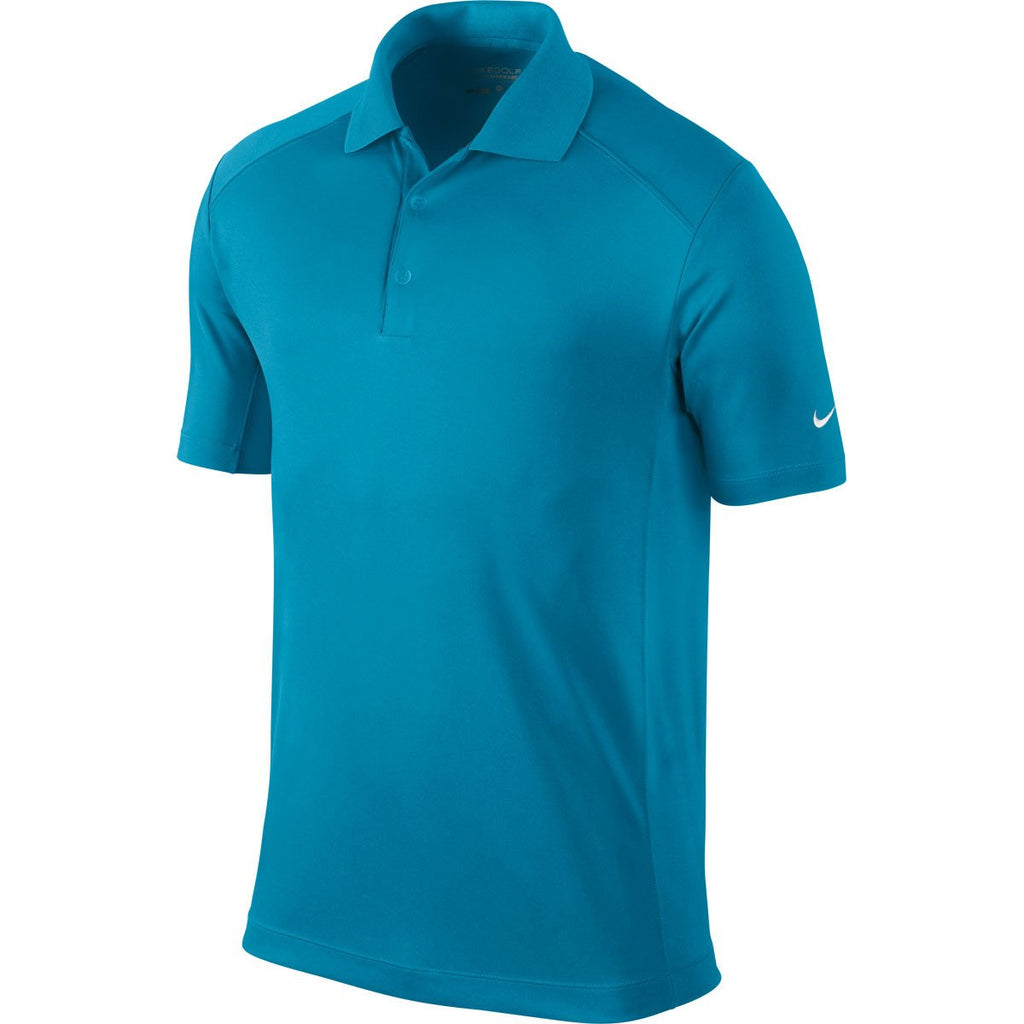 Nike Men's Light Blue Lacquer Victory Polo