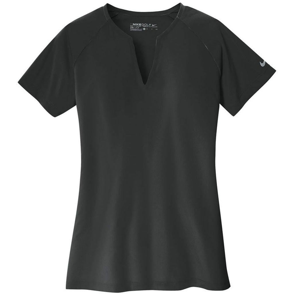 nike black v neck t shirt