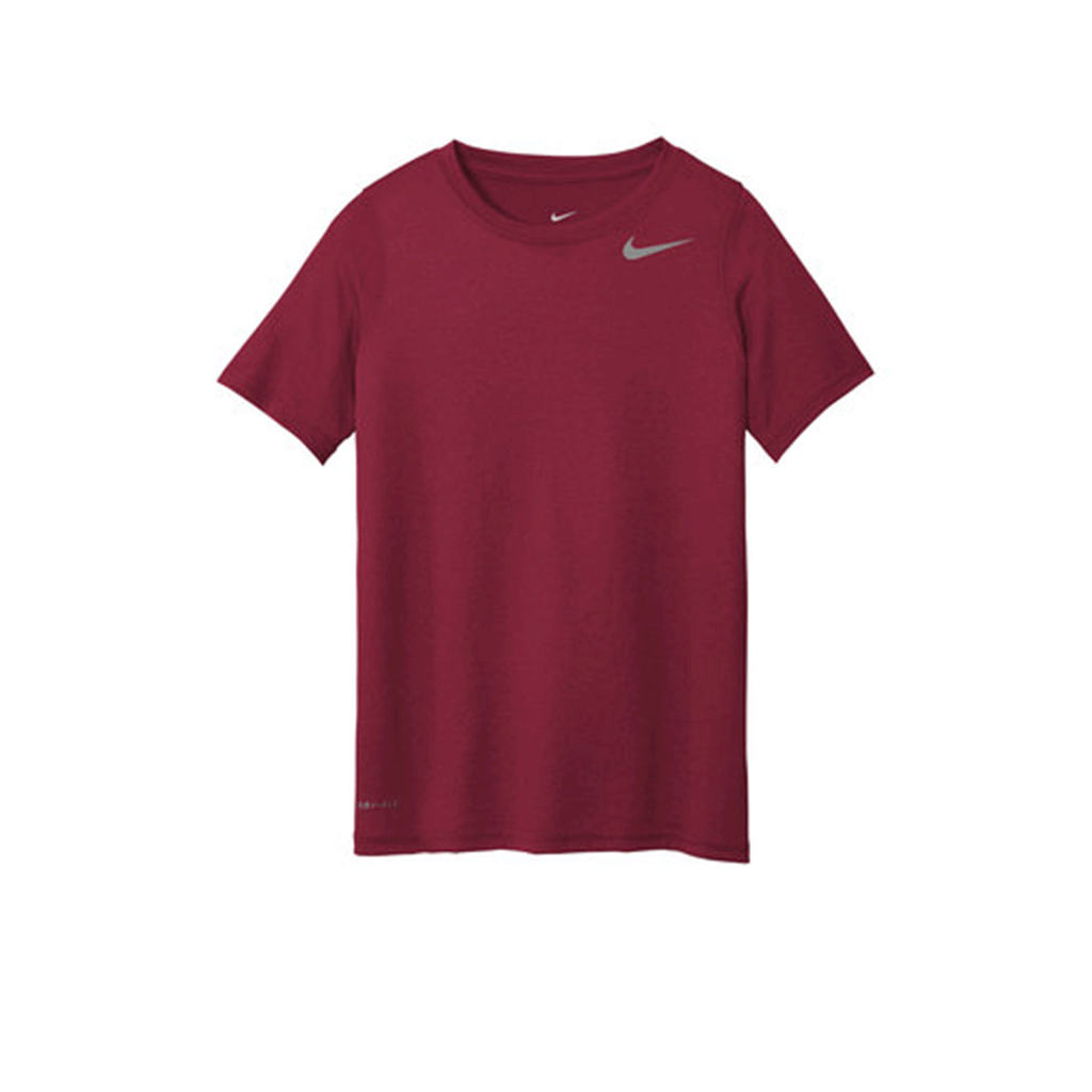 maroon nike shirt