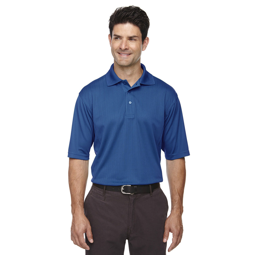 Extreme Men's Monarch Blue Eperformance Jacquard Pique Polo