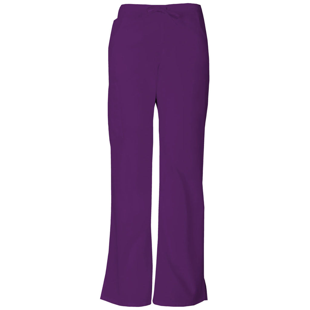 Dickies EDS Women's Eggplant Mid-Rise Drawstring Cargo Pant