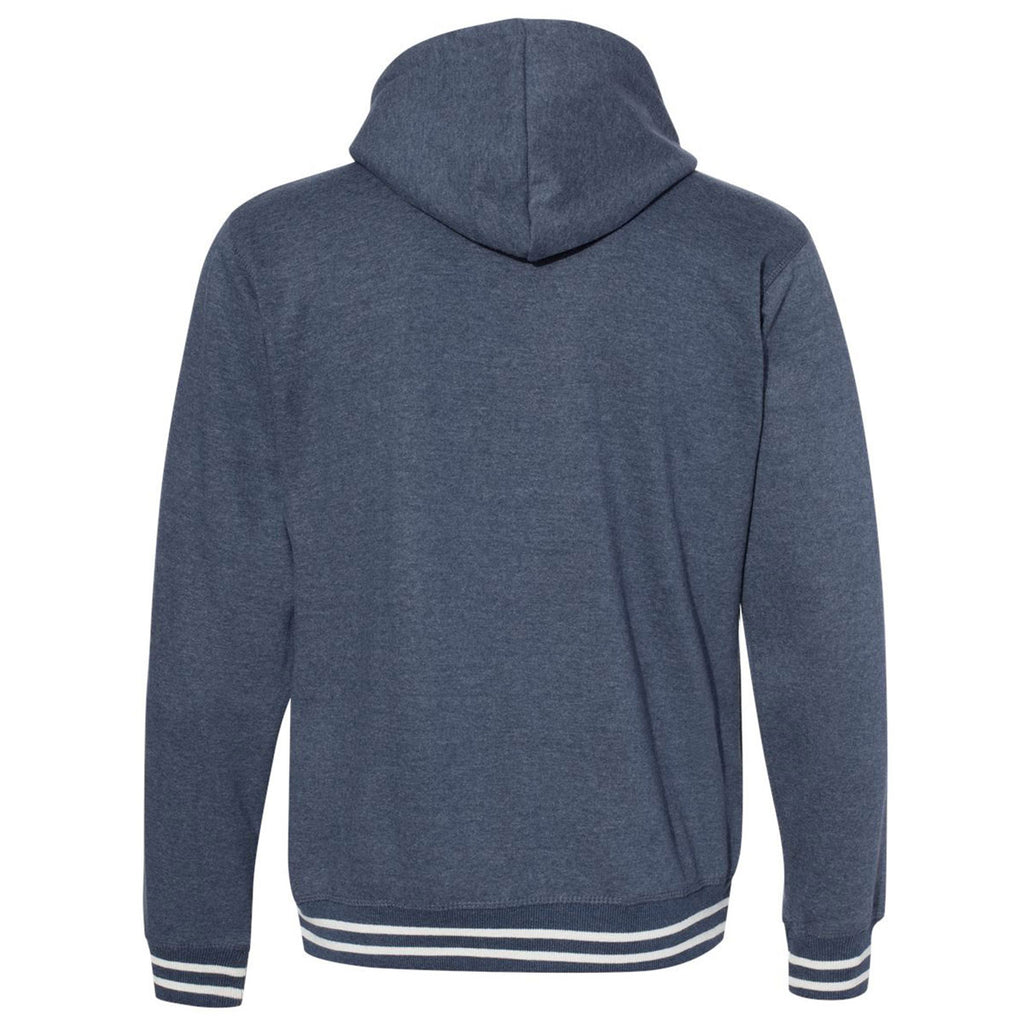 J. America Men's Navy Relay Fleece Hoodie