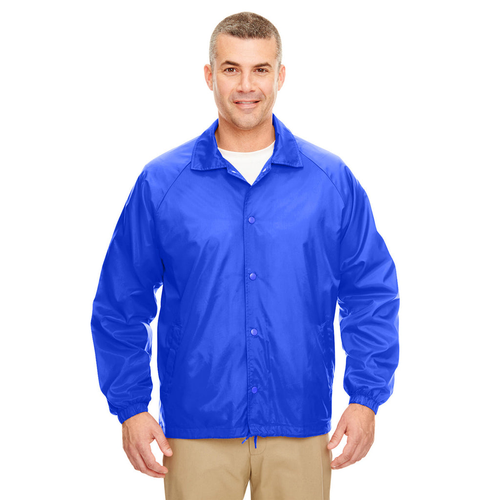 Download Ultraclub Men S Royal Nylon Coaches Jacket