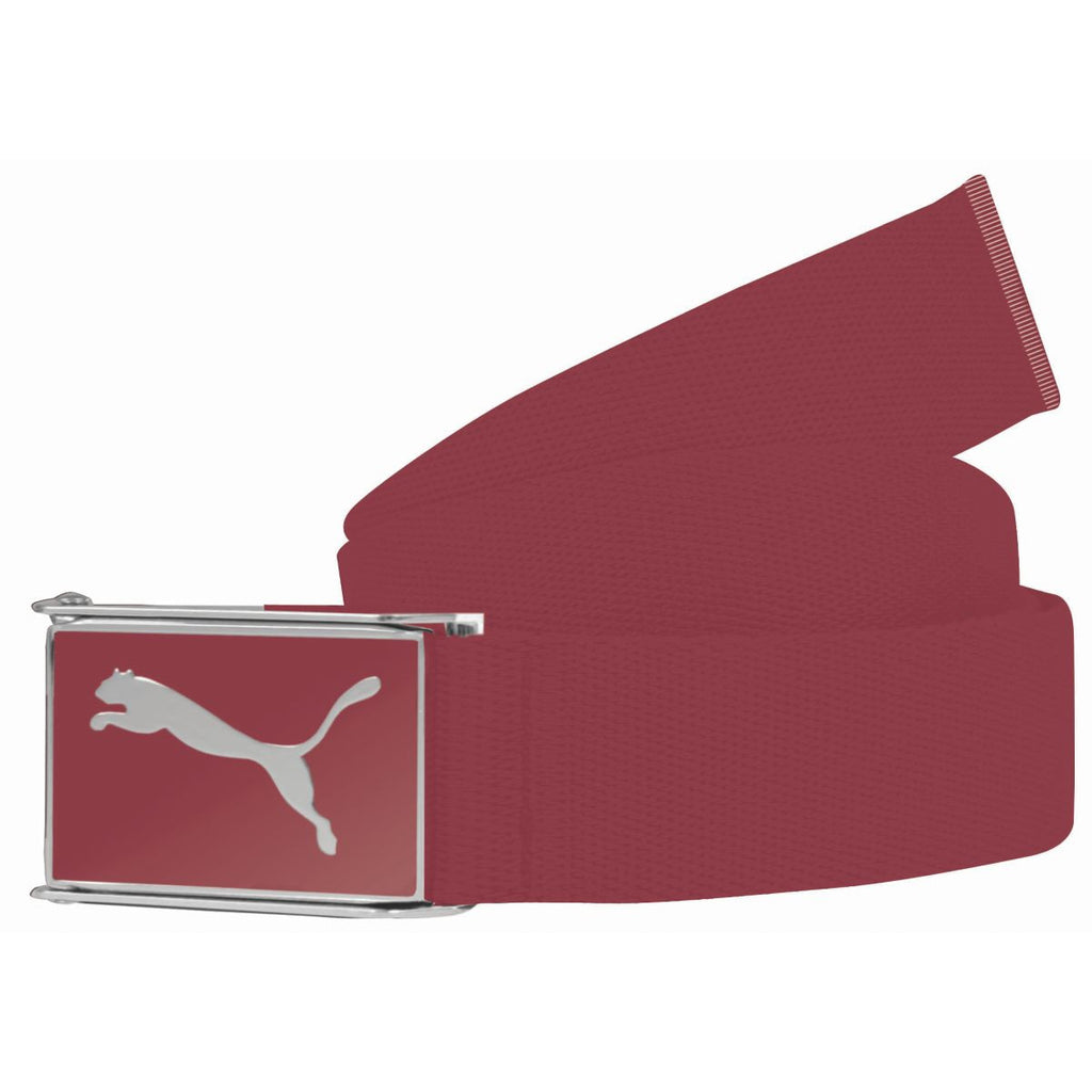 red puma golf belt