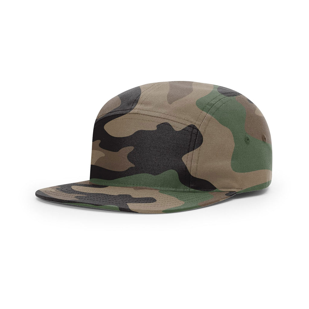 Richardson Green Camo Street 5 Panel Strapback Cap