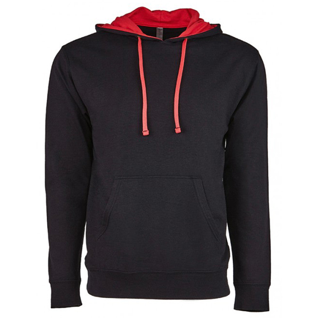next red hoodie