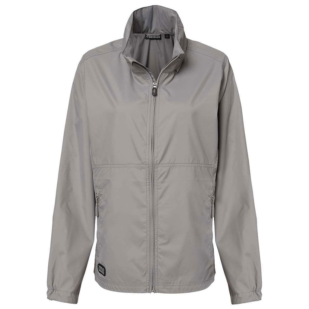 Dri Duck Women's Grey Riley Packable Jacket