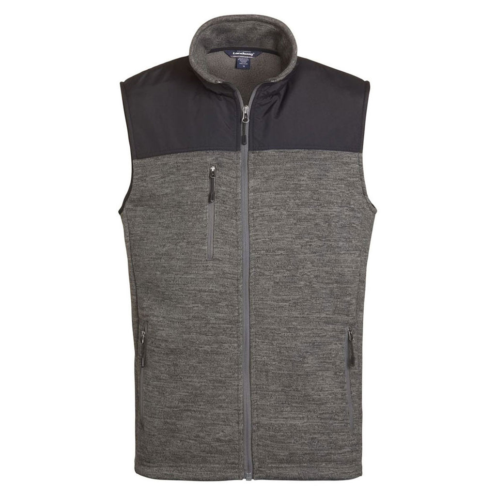 Landway Men's Heather Charcoal Captain Vest