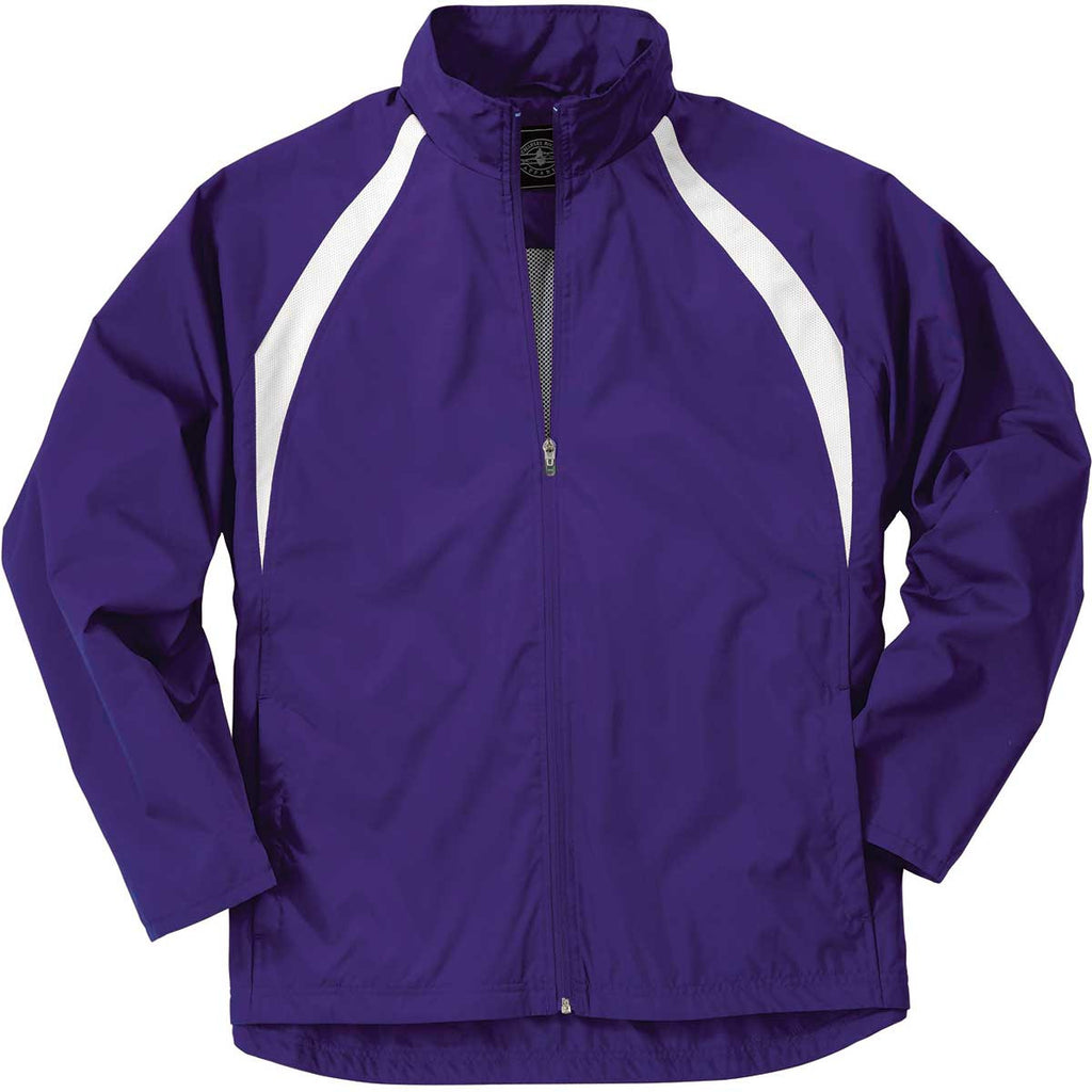 Charles River Men's Purple/White Teampro Jacket