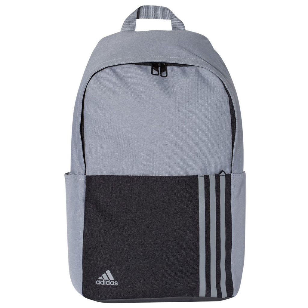 grey adidas school bag