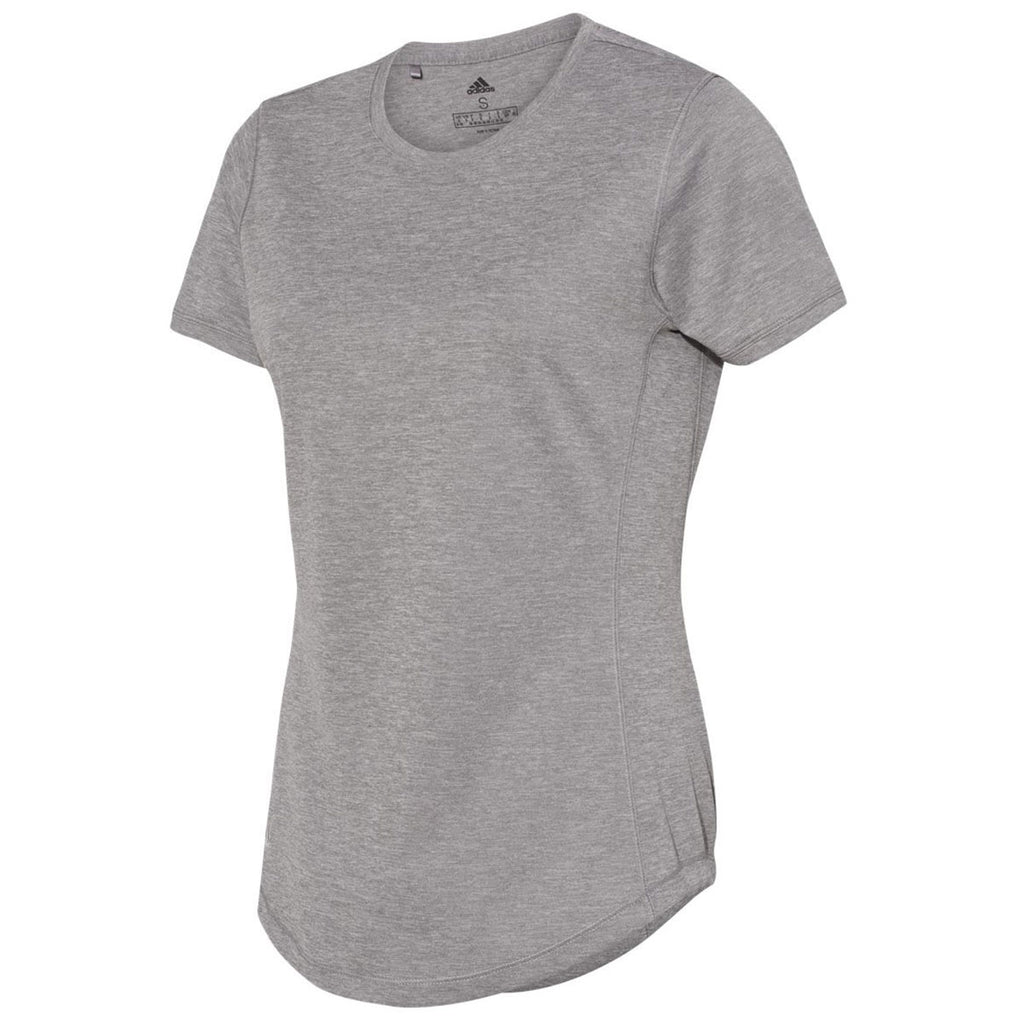 grey adidas shirt womens