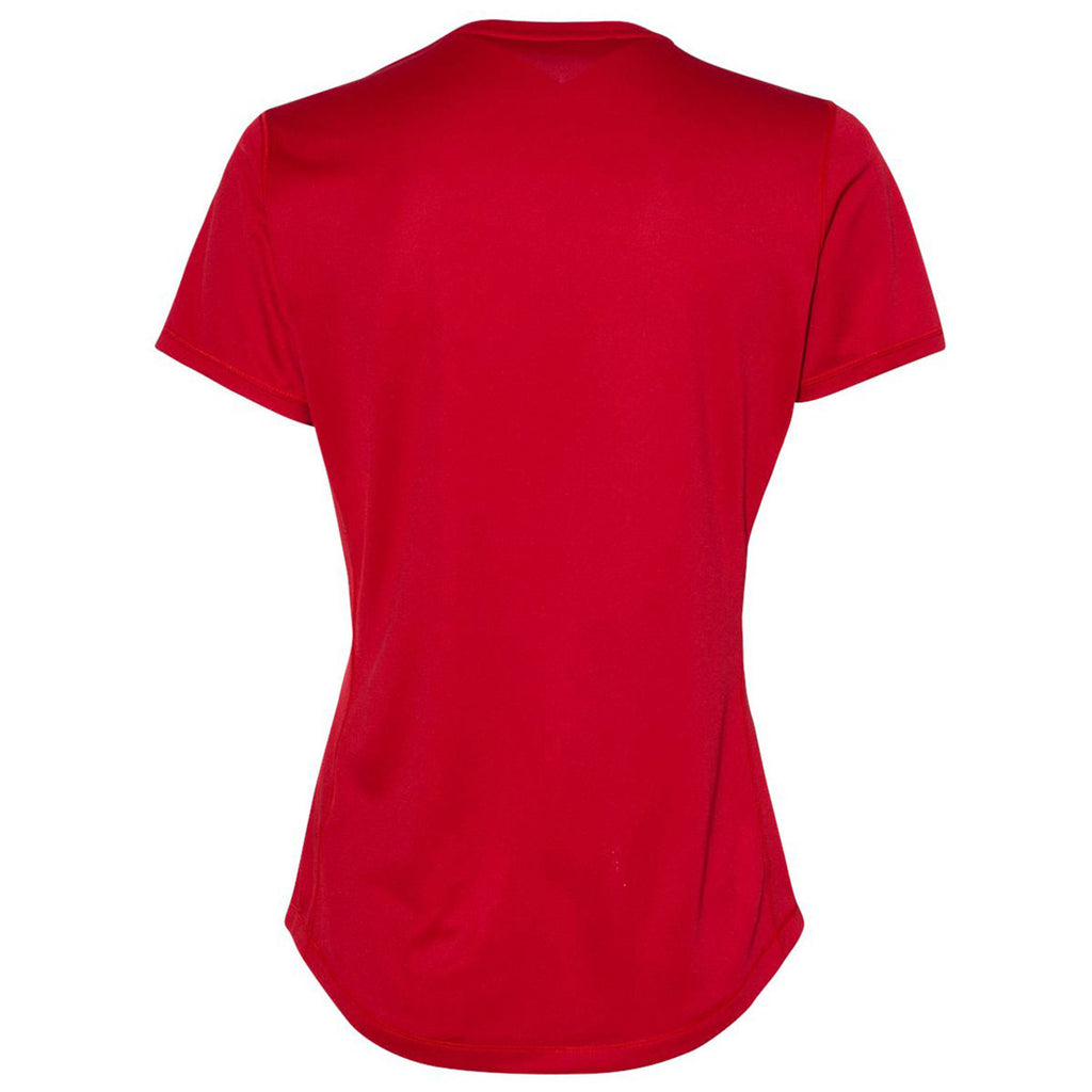 red adidas t shirt women's