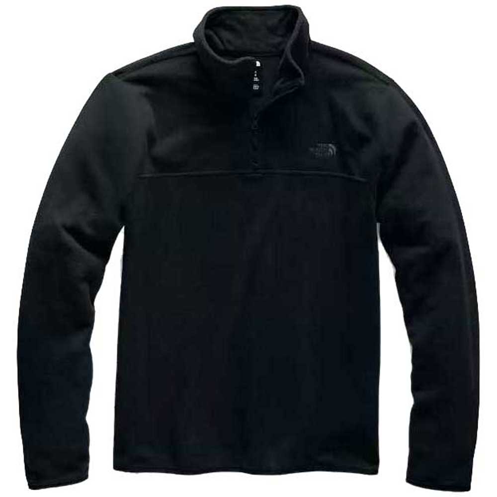 north face black quarter zip