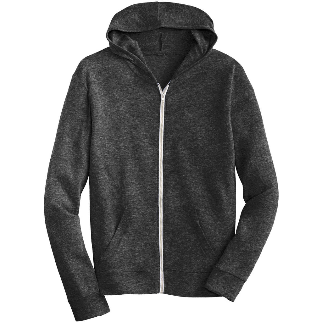 Alternative Apparel Men's Black Eco-Jersey Zip Hoodie