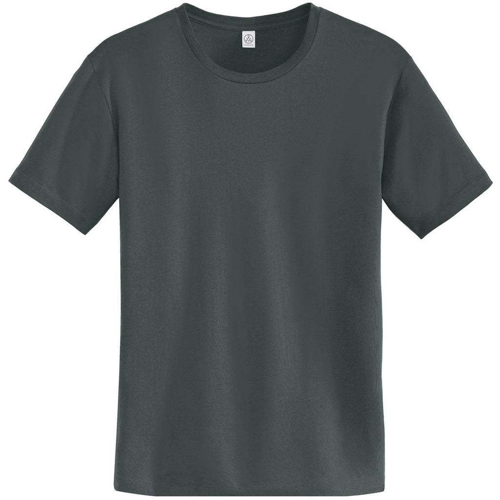 Alternative Apparel Men's Deep Charcoal Heirloom Crew T-Shirt